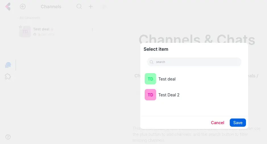 Select Channel