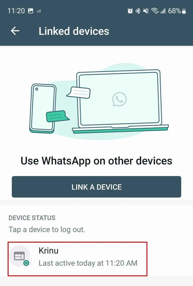 Click on Krinu