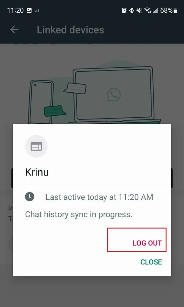 Click on Krinu